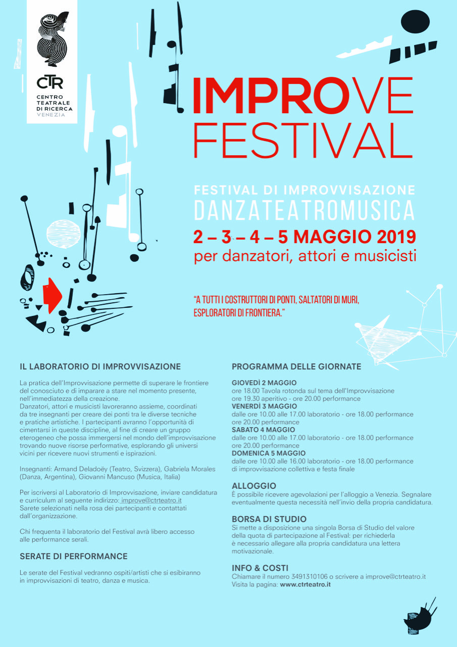 IMPROVE FESTIVAL – casting per improvvisatori teatrali